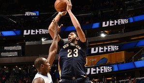 Anthony Davis schoss gegen Orlando aus allen Lagen