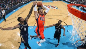 Russell Westbrook legte mal wieder ein Triple-Double auf