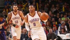 Russell Westbrook zeigte eine unglaubliche Leistung gegen die Suns