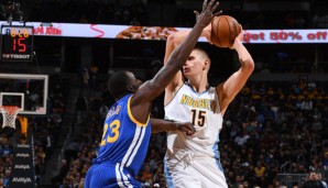 Nikola Jokic kam gegen die Warriors zu seinem zweiten Triple-Double der Karriere