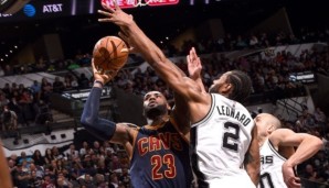 Kawhi Leonard dominierte die Cavaliers