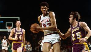 Milwaukee Bucks (1974): Hier müsste eigentlich Dirk Nowitzki stehen, doch Milwaukee tradete auch Kareem Abdul-Jabbar (zusammen mit Walt Wesley) weg. Von den Lakers kamen dafür Junior Bridgeman, Dave Meyers und Elmore Smith.