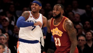 Carmelo Anthony und LeBron James