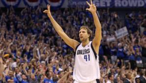 Bevor die Frage aufkommt: DIRK NOWITZKI ist weit von der Top-30 entfernt, dem Würzburger gelangen in 21 NBA-Jahren „nur“ 20 40-Punkte-Spiele, das letzte in der Saison 15/16. Das reicht in der ewigen Bestenliste nur zu Rang 49.