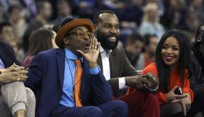 Natürlich am Start: Spike Lee und Baron Davis