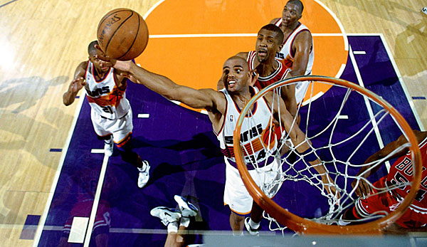 Charles Barkley spielte 1992 mit den Phoenix Suns in den Finals gegen die Chicago Bulls