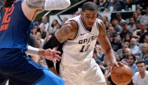 LaMarcus Aldridge war mit 25 Punkten der Topscorer der San Antonio Spurs.