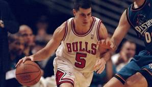 RUSTY LARUE - Trotz MJ war er wohl der beste Athlet im Team. Am College in Wake Forest spielte er nicht nur Basketball, sondern war auch noch der startende QB. 1998 reichte es in Chicago für den Guard aber nur zu 14 Einsätzen, keinen in den Playoffs.
