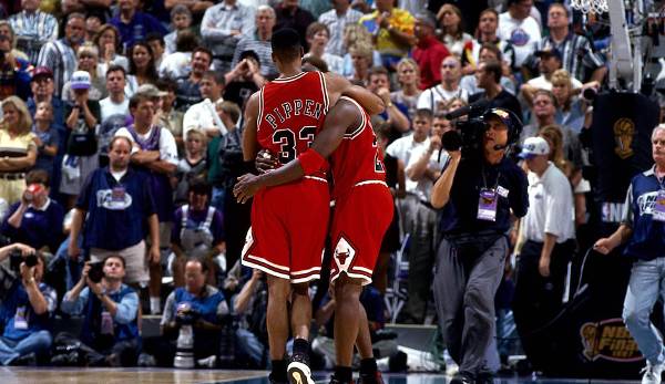 Michael Jordan überragte für die Bulls in Spiel 5 der NBA Finals 1997.