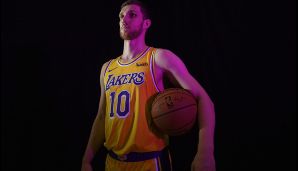 Moritz Wagner und Isaac Bonga waren dagegen nicht zugegen. Dafür war aber dieser stahlharte Typ für die Lakers da: Zweitrundenpick Svi Mykhailiuk.