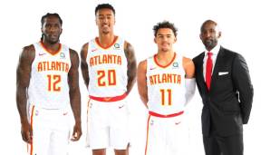 Taurean Prince, John Collins und Trae Young sollen der Kern der neuen Hawks sein.