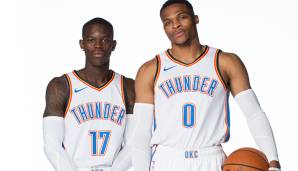 Dennis Schröder und Russell Westbrook wollen bei den Oklahoma City Thunder für Furore sorgen.