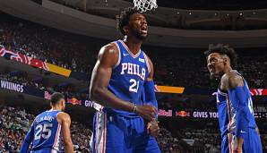 Joel Embiid war der Topscorer der Philadelphia 76ers.