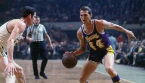 Geteilter 18. Platz: JERRY WEST - 5 Spiele mit mindestens 50 Punkten