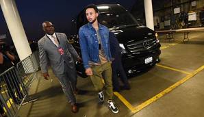 Stephen Curry war auf dem Weg zum Trainingsgelände der Warriors in einen Autounfall verwickelt.