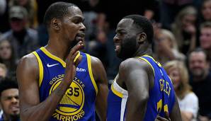 Kevin Durant und Draymond Green scheinen ihren Streit beiseite gelegt zu haben.