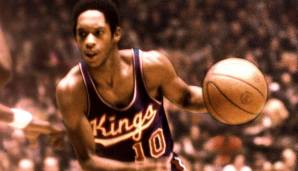 Platz 5: TINY ARCHIBALD (1970-1984) | Draft 1970: 19. Pick | Erfolge: 1x Champion, 6x All-Star, 3x First Team, 2x Second Team, 1x Scoring Champion | Teams: Kings, Nets, Braves, Celtics, Bucks