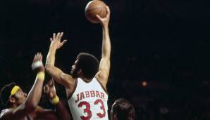 Platz 8: KAREEM ABDUL-JABBAR (Milwaukee Bucks) - 16 Spiele im Jahr 1972.