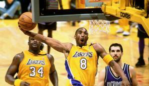 Platz 8: KOBE BRYANT (Los Angeles Lakers) - 16 Spiele im Jahr 2003.