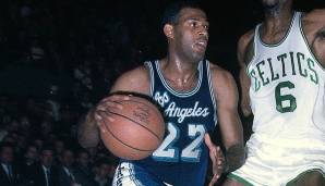 Platz 7: ELGIN BAYLOR (Los Angeles Lakers) - 18 Spiele zwischen Dezember 1961 und Oktober 1962.