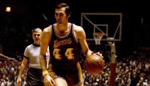 Platz 17: JERRY WEST (Los Angeles Lakers) - 12 Spiele im Jahr 1962.