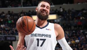 Platz 5: Jonas Valanciunas (Memphis Grizzlies, Alter: 27) - Status: Unrestricted / Gehalt 2018/19: 16,5 Mio. Dollar / Stats: 15,6 Punkte, 8,6 Rebounds, 1,1 Blocks