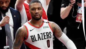 Platz 9: Damian Lillard (Portland Trail Blazers) - Gehalt 2019/20: 29,8 Millionen Dollar - Stats 2018/19 (80 Spiele): 35,5 Minuten, 25,8 Punkte, 6,9 Assists.