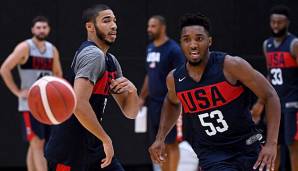 Donovan Mitchell und Jayson Tatum gelten bei Team USA als gesetzt.