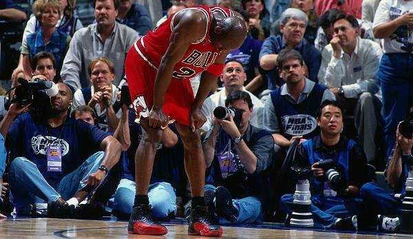 Michael Jordan spielte Spiel 5 in Utah der NBA Finals 1997 mit Fieber.