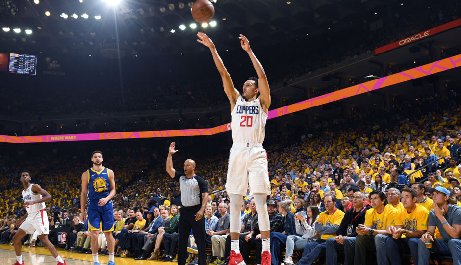 Platz 4: Landry Shamet (Philadelphia 76ers/L.A. Clippers, Saison 18/19) - 167 Dreier in 79 Spielen (42,2 Prozent)