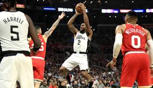 Kawhi Leonard wird in den Schlussminuten der Partie der Clippers gegen die Rockets zum Helden.