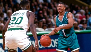 Muggsy Bogues (7,7 Punkte, 7,6 Assists in 14 Saisons)
