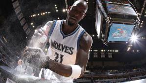 Kevin Garnett (17,8 Punkte, 10 Rebounds in 21 Saisons; 15x All-Star, 9x All-NBA, 12x All-Defensive, Defensive Player of the Year 2008, NBA-MVP 2004, Champion 2008 (Boston Celtics))