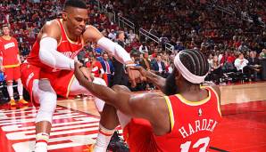 Russell Westbrook und die Houston Rockets stehen derzeit auf dem dritten Rang im Westen.