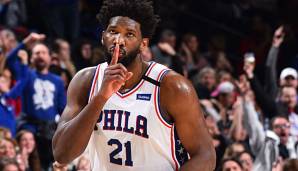 Joel Embiid spielt für die Philadelphia 76ers.