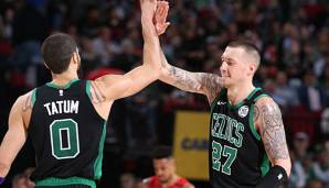 Daniel Theis erhält nach dem Sieg gegen die Blazers ein großes Lob von Jayson Tatum und seinem Coach Brad Stevens.