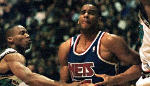 Platz 13: JAYSON WILLIAMS (New Jersey Nets) im Jahr 1998 - Stats: 12,9 Punkte, 13,6 Rebounds, 0,8 Blocks.