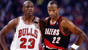 Michael Jordan wollte es in den Finals 1992 seinem Rivalen Clyde Drexler so richtig zeigen.