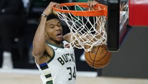 2020 - Platz 1: Giannis Antetokounmpo (Milwaukee Bucks) – 962 Punkte (85 von 101 Erststimmen)