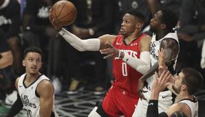 ALL-NBA THIRD TEAM: Russell Westbrook (Guard, Houston Rockets) - First Team Votes: 0, Second Team Votes: 9, Third Team Votes: 29 - GESAMTPUNKTE: 56 (9. All-NBA-Nominierung).