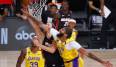 Anthony Davis lieferte in Spiel 4 der Finals gegen die Miami Heat vor allem defensiv ein ganz starkes Spiel ab.