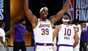 Ebenfalls wichtig war DWIGHT HOWARD, der als Rollenspieler aufblühte und sich mit den Lakers-Fans versöhnte. Auch darum würde GM Rob Pelinka den früheren Verteidiger des Jahres gerne halten.