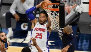 RESTRICTED AREA (min. 3 FGA pro Spiel) - Platz 5: DERRICK ROSE (Detroit Pistons) - 47,7 Prozent bei 4,0 Versuchen