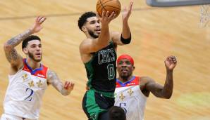 Platz 17: JAYSON TATUM (Forward, Boston Celtics) - 26,5 Punkte, 7,4 Rebounds, 4,4 Assists, 53,1 eFG%, 3,5 Net-Rating (59 Spiele)
