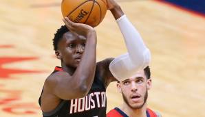 HOUSTON ROCKETS: Victor Oladipo - Die Spatzen pfeifen es von den Dächern, Oladipo wird in drei Tagen kein Rocket mehr sein. Wohin die Reise gehen wird, ist unklar, doch eine Zukunft in Houston hat der Ex-All-Star wohl nicht.