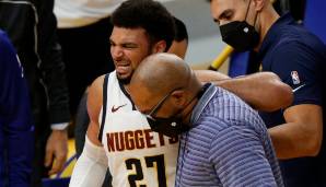 Jamal Murray verletzte sich gegen die Golden State Warriors am Knie.