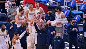 Luka Doncic wurde nach seinem Game-Winner gegen die Memphis Grizzlies von Mark Cuban bejubelt.