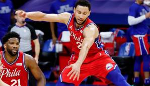 BEN SIMMONS (Philadelphia 76ers) - Stats 20/21: 14,3 Punkte, 7,2 Rebounds und 6,9 Assists, 1,6 Steals und 0,6 Blocks bei 55,7 Prozent FG in 32,4 Minuten (58 Spiele)