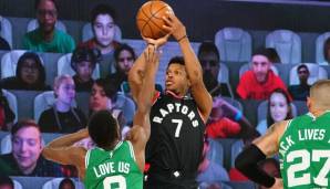 Platz 7: KYLE LOWRY | Team: Toronto Raptors | Alter: 35 | Status: Unrestricted Free Agent| Gehalt 20/21: 30,5 Mio.| Stats 20/21: 17 Punkte, 5,4 Rebounds, 7,3 Assists, 43,6 Prozent FG (39 Spiele).