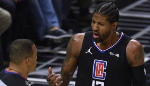 Paul George und die L.A. Clippers liegen gegen in der Serie gegen die Mavs mit 0-2 im Hintertreffen.